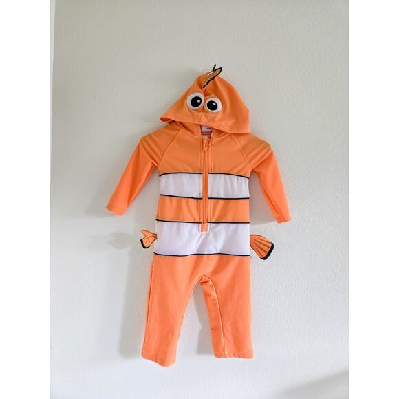 12-18 Months Finding Nemo Hooded Rashgaurd Outfit - Picture 1 of 7